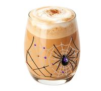 Halloween Cocktail Glass - 420ml Spooky Ghost Pumpkin Clear Drinkware