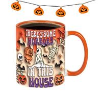 Halloween Coffee Cups | 12oz Scary Mug | Aesthetic Ceramic Party Mug Fall Kitchen Accessory For Home Lovers