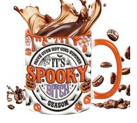 Halloween Coffee Cups - Funny Halloween Mug - Ceramic Travel Mug Holidays Autumn Home Thanksgiving Christmas Lovers in Autumn Colleagues Men and Women Party and Kitchen