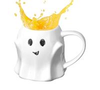Halloween Coffee Mug - Ceramic Cartoon - Cup Design, Funny Holiday Tea and Cocoa Cup | Spooky Themed Drinking Cup with Shiny Halloween Artwork, Seasonal