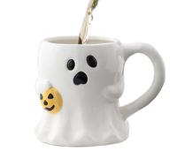 Halloween Coffee Mug - Halloween Ghost Face Mug 400ml | Gothic Ceramic for Tea Party Adults Autumn