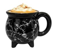 Halloween Coffee Mug - Spooky Ceramic Drinkware - Ergonomic Handle Cups