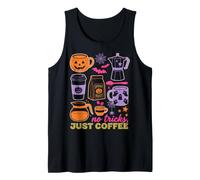 Halloween Coffee No Tricks Just Coffee Spooky Humor Tank Top