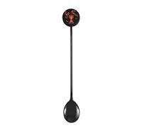 Halloween Coffee Stirring Spoons Dessert Salad Fork Small Candy Spoon Stainless Steel Tableware Kitchen Accessories Long Stirring Spoon for Drinks Hot Tea Mix Drink Coffee