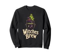Halloween Coffee Witches Brew Witchy Cauldron Cup Sweatshirt
