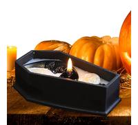 Halloween Coffin Candles - Gothic Vampire Skull Scented Tombstone Decor | Eerie Retro Farmhouse Soy Wax Cańdles for Holiday Parties, Home Table Settings & Best !!