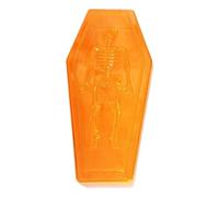 Halloween Coffin Favor Boxes - Skeleton Candy Boxes for Party Favors | Skull-Themed Treat Boxes for Snacks, Holiday Decorations, Trick or Treat Supplies | Coffin Shape Treat Boxes Skull Design