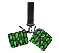 Halloween Coffin Lime Green Horror Gothic Goth Slime Green Women's Coin