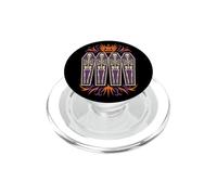 Halloween Coffin Row Jack O Lantern Pumpkin Skull Gift PopSockets PopGrip for MagSafe