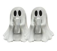 Halloween Coke Ghost,Cute Ghost Drink Holder,2025 Upgrade Personalized Personalized Desktop Decoration, Spookily Drink Holder for Cola Dr.P,Fun and Practical,Swap Cans Anytime (2PCS)