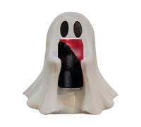 Halloween Coke Ghost - Cute Ghost Drink Holder | Personalized Desktop Decoration, Spookily Fun & Practical for Cola, Dr.P - Swap Cans Anytime