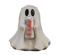 Halloween Coke Ghost,Cute Ghost Drink Holder,Personalized Personalized Desktop Decoration, Spookily Drink Holder and Practical,Swap Cans Anytime Halloween Coke Ghost (A)