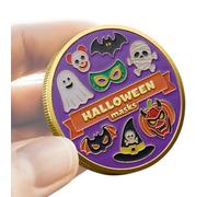 Halloween Collectible Coin - Festive Souvenir Challenge Token, Limited Edition Keepsake for Holiday Enthusiasts | Durable Metal with Detailed Artwork, Keepsake Gift for Friends Family