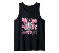 Halloween Collection Bow Tie Boo Playing Guitar Witch's Hat Tank Top