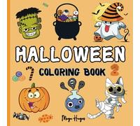 Halloween Coloring Book 2: Spooky Cutie Coloring for Kids and adults Bold and Easy Simple and Big Design | Fun for the Whole Family and Stress Relief and Relaxation