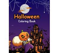 Halloween Coloring Book: 50 Fun Halloween Coloring Pages for Kids Ages 3-8 | Copy the Colors Activity Book with Cute Pumpkins, Ghosts, Witches & Monsters for Boys and Girls