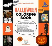 Halloween Coloring Book (Ages 2-6) - with realistic images, uppercase letters and fun activities: Montessori-inspired, connects real and symbolic ... and creativity (Photo & Coloring Book)