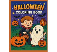 Halloween Coloring Book: Cute spooky scenes to color - For kids ages 3 to 5 (Festive Fun - Coloring Joy for Special Times)
