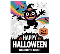 Halloween Coloring Book for All Ages: Spooky and Fun Designs Featuring Pumpkins, Ghosts, Witches, and More for Creative Family Fun: Unleash your ... spooky illustrations for everyone to enjoy.