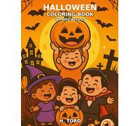 HALLOWEEN COLORING BOOK: FOR KIDS AGES 2-8 | CUTE & EASY SPOOKY PAGES