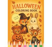 Halloween Coloring Book for Kids: Cute or Spooky | Autumn Adorable Illustration