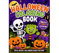 Halloween Coloring Book for Kids: Fun Coloring Pages with Pumpkins, Skeletons, Cute Animals in Costumes, and More (Doodle Crew Coloring Books)