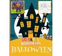 Halloween Coloring Book For Kids: Spooky Cute Halloween Coloring Book for Kids All Bold & Easy Designs for Kids and Adults | Featuring 50 Simple Designs to Color and Relax