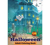 Halloween Coloring Book: Halloween Adult Coloring Book (Happy Halloween Designs)