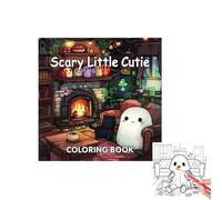 Halloween Coloring Book | Halloween Color Paint Book - 40 Sheets Painting Paper Cartoon Doodle Art for Drawing Daily Journal Kids School Travel Home Classroom Birthday
