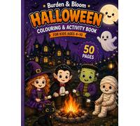 Halloween Colouring & Activity Book for Kids Ages 4-10: Colour, Solve & Have Spooky Fun