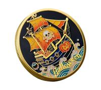 Halloween Commemorative Coin, Ghost Collectable Coin, Halloween, Decorative Collector's Item for Men, Enthusiasts, Collectors, Study, Living Room, Autumn Decoration, Birthday