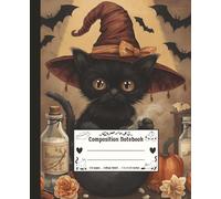Halloween Composition Notebook College Ruled: The Witch’s Spellbook Collection - Grimalkin Hexfire, Enchanted Kitten Journal with Magical Design, Witch’s Familiar, Spells & Collectible Journal