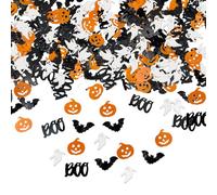 Halloween Confetti for Table Decorations, Boo Bats Ghost Metallic Foil Sprinkles Trick or Treat Table Scatters Pumpkins Confetti Sequins for Halloween Party Supplies - 45g - 900Pcs