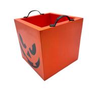 Halloween Cookie Box Funny Decoration Creepy Square Bucket