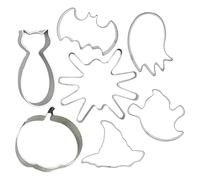 Halloween Cookie Cutter | Cute Mini Cookie Cutter Set for Halloween Christmas | Funny Biscuits, Fondant, Cookies, Baking Moulds, Cake Decorating Tools for Party Favors