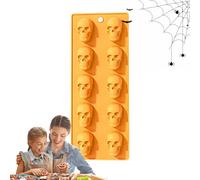 Halloween Cookie Mold | Horror Silicone Chocolate Mold,High Temperature Resistant Baking Tools For Party Desserts Jelly Cake Decoration