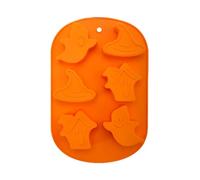 Halloween Cookie Mould Chocolate Hat Ice Tray DIY Baking Pumpkin Shape Cutter for (B, 25. 5x17cm)