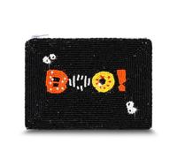 Halloween Corn Purse for Women Beaded Pumpkin Candy Corn Coin Pouch Bag Spooky Ghost Boo Purse Handmade Small Change Purse Wallet with Zipper Halloween Outfits Accessories Gifts, Multicolor, Style D
