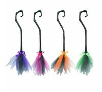 Halloween COS Prop Magical Sweeper Of The Witch: Fly Like A Witch With This Enchanting Broomstick (Orange, 90cm)