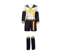 Halloween Cosplay Costume Anime Character Kagamine Rin Kagamine Len Cosplay Formula Clothing Halloween Uniform Suit for Women Men