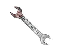 Halloween Cosplay Wrench - Horror Simulation Tool Prop Set Bloody Spanner and Ring Spanner Cosplay Decoration Escape Room Ghost House Party Theatre Event Accessories for Role Play