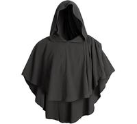 Halloween Costume Adult Cloak Role Playing Elegant Historical Casual Settings Cape Versatile Garment All Seasons Cloak Performances Events