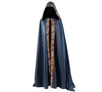Halloween Costume Cape, Halloween Hooded Cape Adult Church Priest Long Cape Coat Renaissance Cape Jacket Gothic Gown Medieval Fancy Dress for Halloween Party Outfit S-4XL