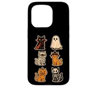 Halloween Costume Cat Kitten Cute Vampire Ghost Mummy Kitty Case for iPhone 15 Pro
