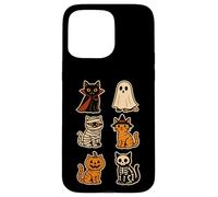 Halloween Costume Cat Kitten Cute Vampire Ghost Mummy Kitty Case for iPhone 15 Pro Max