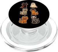 Halloween Costume Cat Kitten Cute Vampire Ghost Mummy Kitty PopSockets PopGrip for MagSafe