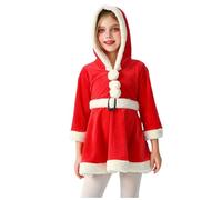 Halloween Costume Christmas Children's Fawn Dress Red Christmas Children's Dress Itachi Uchiha Cosplay Costume (Red, 110)