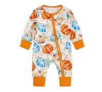 Halloween Costume For Kids, Pumpkin Suit Pumpkin Costume 3-4 1 Year Old Halloween Costumes Girl Ghost Outfit Girls Boys Baby Puffy Lantern Faces Fancy Dress Up |