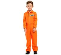 Halloween Costume for Unisex Escaped Prisoner & Convict Cosplay Uniform