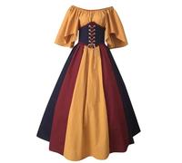 Halloween Costume For Women Festival Fancy Dress Gothic Horror Ladies Bloody Printed Costumes Dresses Victorian Short Teens/Women Party